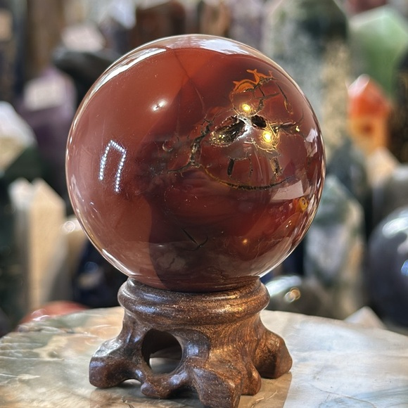 Mookaite Crystal Sphere! - Picture 4 of 6